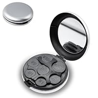 Japanese Coin Organizer with Mirror, Japan Coin Organizer, Silver, Japanese