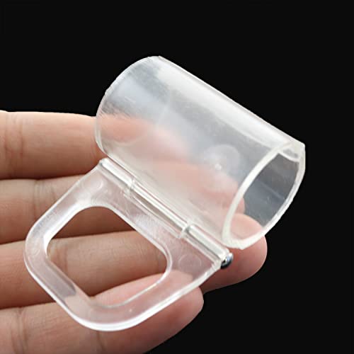 Pzrt Lifting Clamp Pull Cordless Roller Blinds Shades Transparent Handle Pull Fit 20Mm Rod For Roller Shades Window Blinds Rolling Curtain Accessories #TOP6