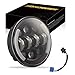 MONDEVIEW LED Moto Óptica Completo LED Cromado Faro Redondo 5 3/4" Cree...