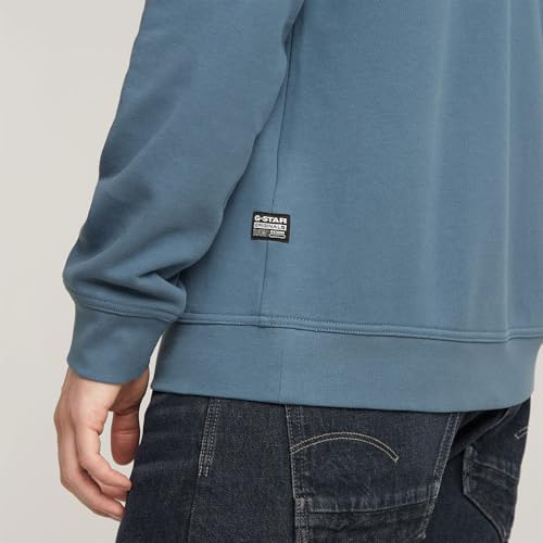 G-Star Herren G-Script Logo Sweatshirt, Blau (avio D26407-D257-1820), XS 3