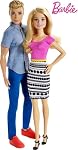 Barbie Dolls, Barbie and Ken Doll 2-Pack Featuring Blonde Hair and Bright Colorful Clothes, Kids Toys and Toys