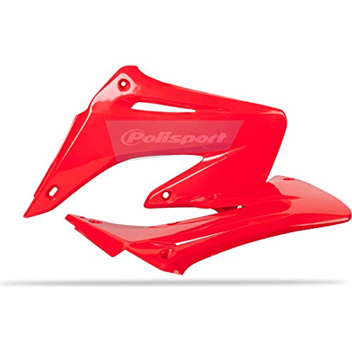 Polisport RAD Covers CR125/250 éviter surchauffe et protéger radiateur moto rouge