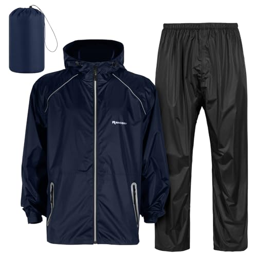 Chaqueta impermeable con capucha para hombres y mujeres contra lluvia en pesca