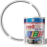 Thermilate InsOpaint ULTRA INSULATION PAINT Advance Energy Saving Paint Keep Room Warm | 1L | Tough Acrylic Emulsion Wall Ceiling Paint (Ultra White)