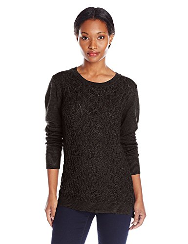 Dockers Women's Cable-Front Pullover Sweater