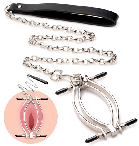 Master Series Pussy Tugger Adjustable Labia Clamps...