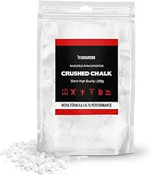 Crushed Chalk - Carbonato de Magnésio pedra triturado (200 gramas) - Magnesio triturado para escalada ginastica e levantamento de peso calistenia lpo cross fit baquetas e bateria