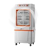 【Facile à Déplacer】 Le climatisation portable est équipé de roulettes pivotantes à 360° et d'une poignée portable, ce qui le rend facile à déplacer dans différents endroits, comme le salon, le garage ou le jardin.