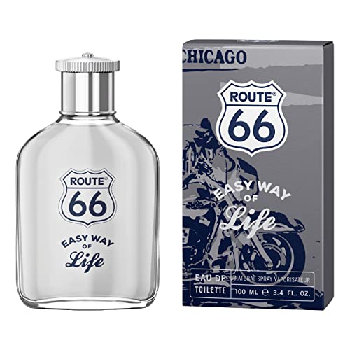 Route 66® Easy Way of Life | Eau de Toilette - aromatischer, würziger, maskuliner Duft für moderne Frische | 100ml Natural Spray