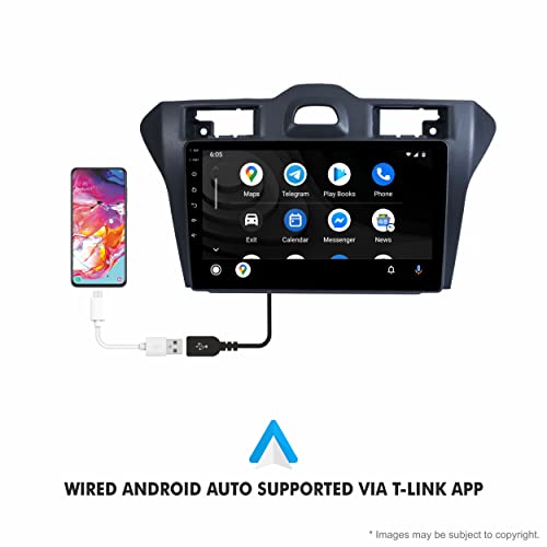 Image of 9 Inches Advanced Car Radio Receiver Android 10 System for Ford Old Figo with 2GB /16GB RAM & ROM with Apple Carplay & Android Auto