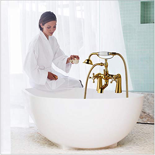 Robinet de baignoire antique pour une salle de bain esprit spa thermal