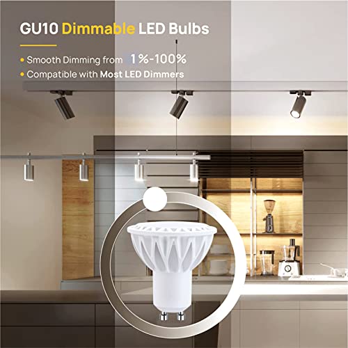 GOHDLAMP GU10 LED Bulbs 2 Pin Spot Light Bulb 4000K Daylight White, GU10 LED Bulb Replacement Recessed Track Lighting - Image 4
