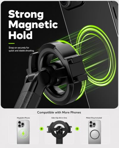 Image of UBeesize 72 inch Magnetic Phone Tripod & Selfie Stick Tripod with Remote