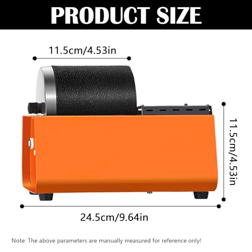 Poliermaschine Polierer, Poliertrommel Schmuck Multifunktional Metall Poliermaschine Einstellbar Rotationsgeschwindigkeit Rotary Tumbler Oberflächenpolierer 50W Mit Polierperlen Steinpoliermaschine