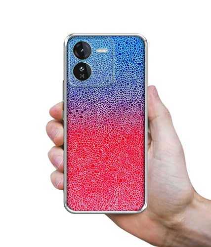 Image of Bubbles Printed Silicon Soft TPU Back Case Cover for iQOO Z9 5G, Multicolor