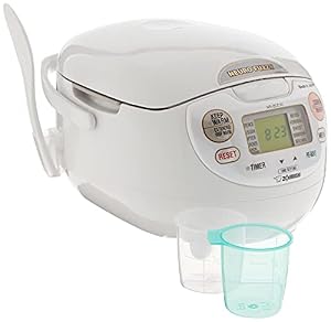 Zojirushi Ns ZCC10 Neuro Fuzzy Rice Cooker and Warmer (White) — photo 2 of 5