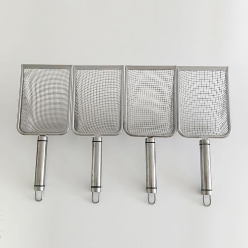 Gralara Pet Cleaning Scoop Pet Litter Sifter Resistente à ferrugem Confortável Pega Produtos para an