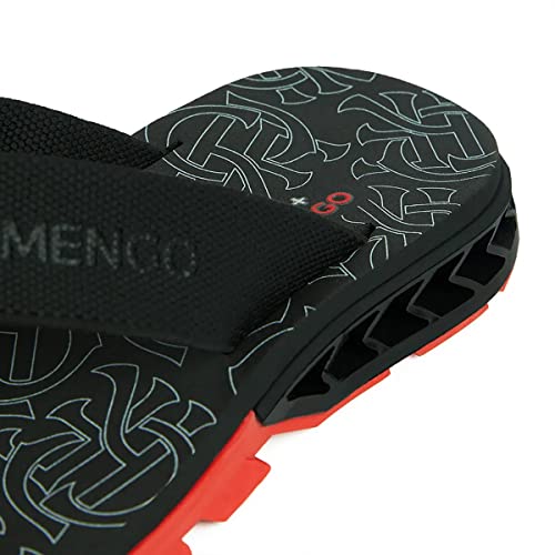 Chinelo Kenner Original Rakka Flamengo Sandália DTK03 Cor:Preto;Tamanho:38