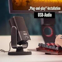 RØDE NT-USB Mini vielseitiges USB-Studio-Kondensatormikrofon für Podcasting, Streaming, Gaming, Musikproduktion, Gesangs- und Instrumentenaufnahmen (schwarz) – Ansicht 7
