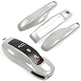 Cover per chiave elettronica compatibile con Porsche Cayenne Panamera 911 718 Macan Boxster Cayman