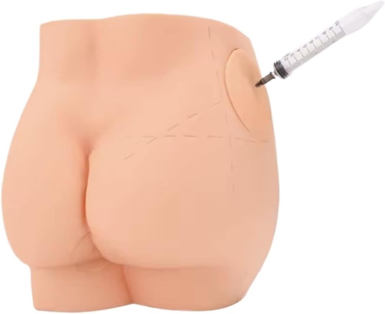Buttock Injection Practice Model Human Hip Muscle Intramuscular Injection Silicone Simulator Medical Teaching Resources