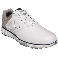 Callaway Men's M574 Chev Mulligan Golf Shoes, White Navy, 9 UK