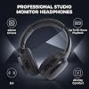 MENDUNER Professional Wired Over Ear Studio Headphones with Bluetooth 5.4, 40mm HiFi DJ Monitor Headset, Stereo Mixing Recording Headphones with 6.35mm to 3.5mm Audio Jack for Guitar #1