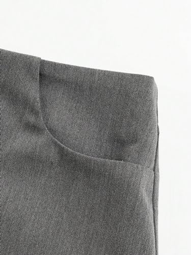 WDIRARA Women's Low Waist Corduroy Straight Streetwear Mini Skirt with Pockets4