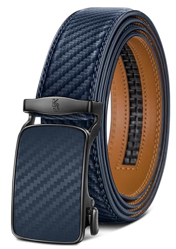 Image of BULLIANT Men's Ratchet Belt Nontrimmable-Click Belt Adjustable for Men Gift Lightweight 1 3 /8 inch