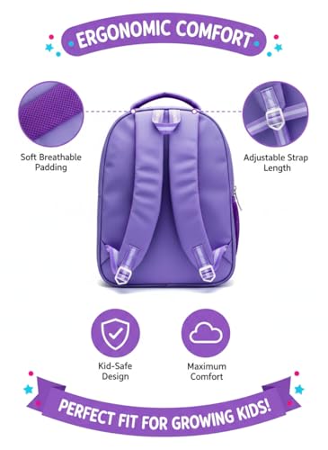 Image of Stylbase Cartoon Printed School Bag for Boys and Girls | Waterproof Backpack Bag for Travelling Sports | Kids Bag Ideal for UKG Nursery 1st Class | School Bags for 5 7 Years 15 Inches