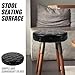 Baluue 12.8 Inch Soft Pu Padded Stool Seat Replacement Round Swivel Bar Stool Cushion Cover for Kitchen Home Beauty Salon Workshop Rolling Chair