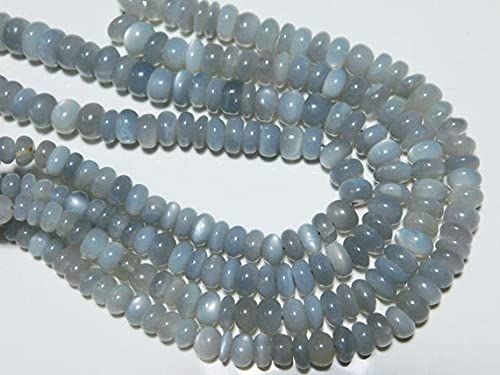 Pierre de lune grise perles d'harmonie et de douceur pour des bijoux inspirés