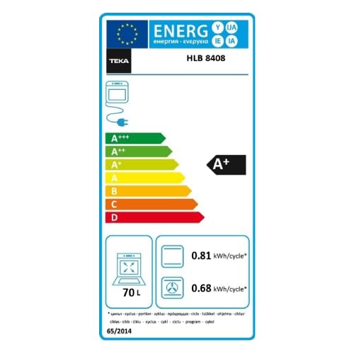 TEKA Horno Multifunción 60cm EasySteam 3 Temperaturas, 9 Funciones, Hydroclean PRO, Touch Control, 71/70L, HLB 8408 BK