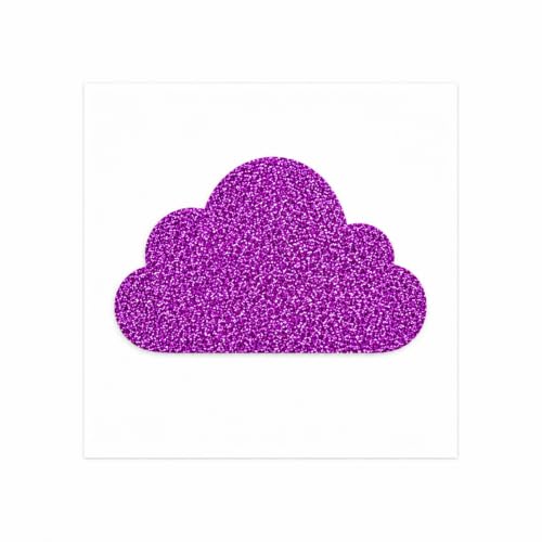 See Baby Breathing on Monitor Reflective Sleep Sack Patches for Night Vision Baby Monitor Iron On Visibility Patches No Electronics for Easy Night Checks (Twilight Purple, Cloud, Nine Pack)