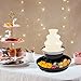 3-Tier Chocolate Fountain Machine for Parties, Stainless Steel Electric Chocolate Fondue Fountain with 6 Forks & Serving Tray, Ideal for Weddings, Birthdays & Family Gatherings