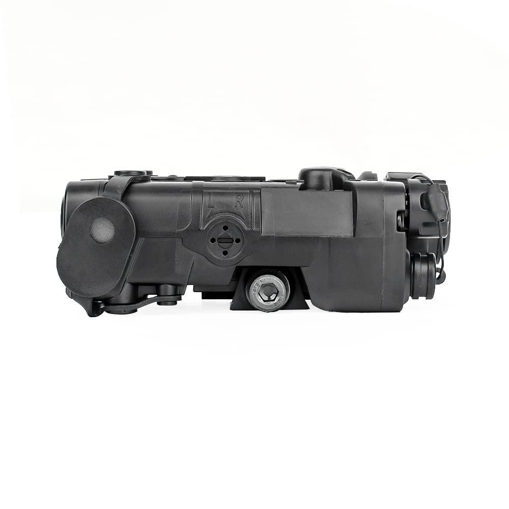 Mini NGAL éclairage et version flash lampe de poche torche de chasse 2 modes batterie virtuelle QD boîte installée pour 20mm Picatinini Railway Torch Box (Noir)