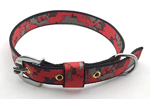 SPYNET Dog Neck Belt Soft Breathable Mesh Collar for Dogs with Adjustable Buckle | Dog Belt Protect Your Dog Neck from Choking Lightweight & Comfort-fit 1 Inch Red Color Print Design (B0BD5P9PM9) Amazon Price History, Amazon Price Tracker