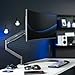 VIVO Heavy Duty Aluminum Ultrawide Monitor Tension Arm for up to 49 inch Screens, Holds 44 lbs, Premium Desk Mount Stand Designed for Samsung Odyssey G9 and More, Black, STAND-V101V