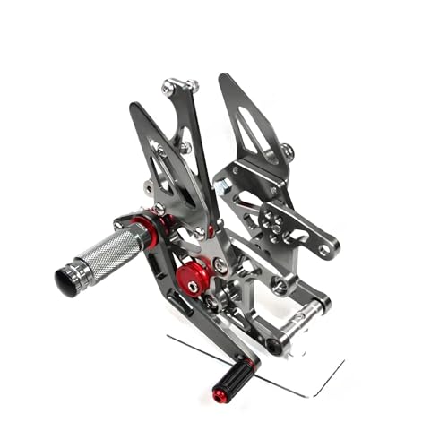 Repose-pieds réglables CBR1000RR en aluminium noir pour commandes reculées - 3