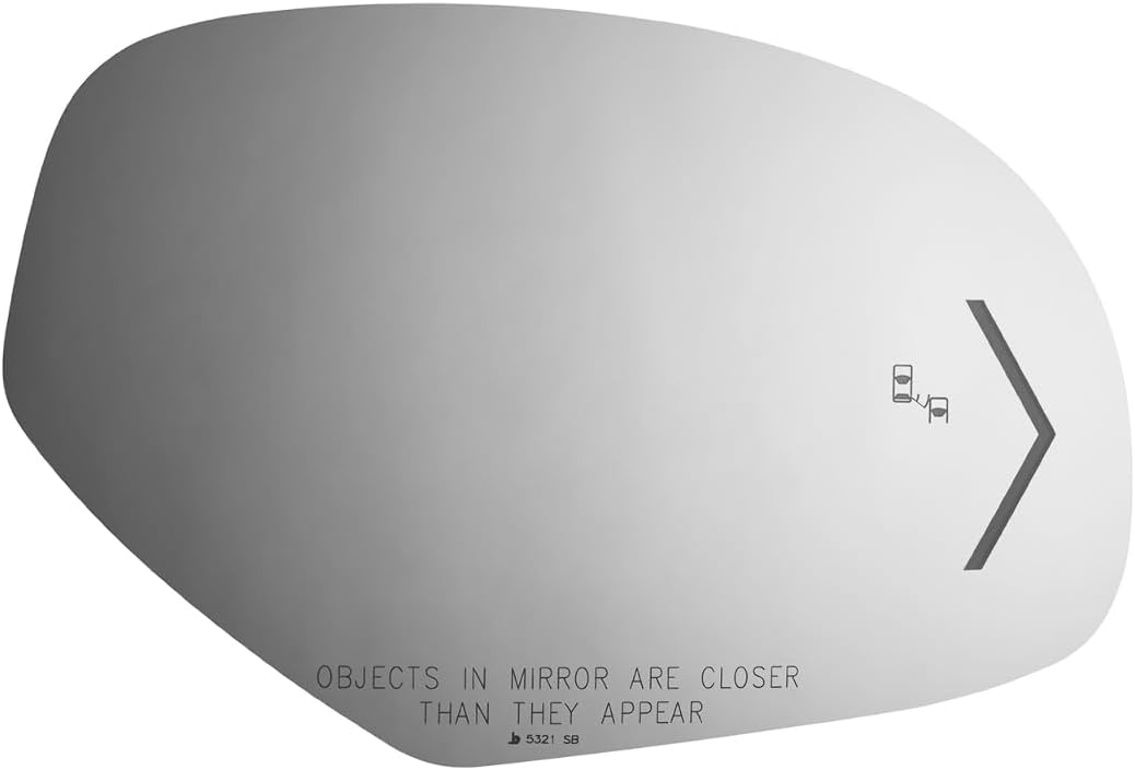 Fits 09-14 Escalade, Yukon, Tahoe, w/Signal, Blind Spot Icon Right Passenger Side Convex Mirror Glass Lens