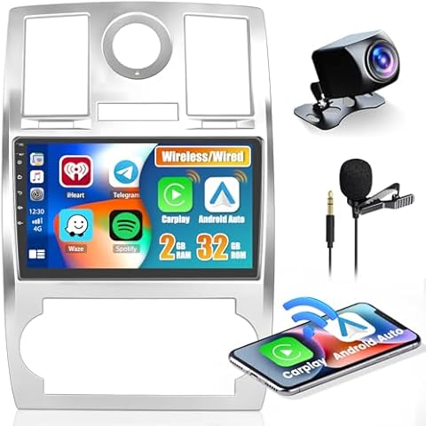 Hikity Car Radio for Jeep Chrysler 300 Cover