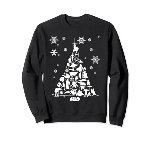 Weihnachten Star Wars Christmas Tree Sweatshirt
