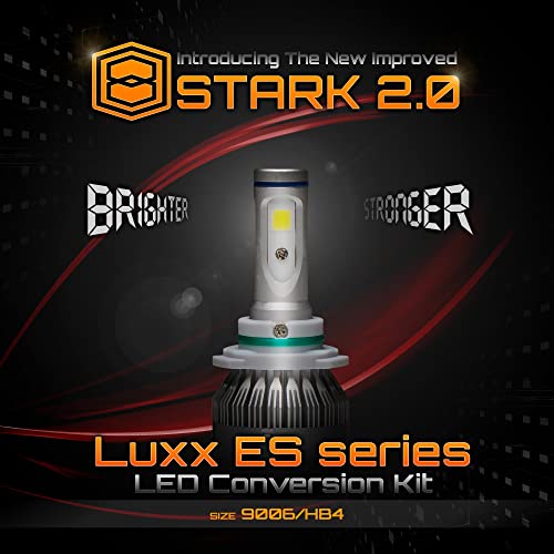 [Upgraded] Luxx Es Series - 80W All-In-One 360° Led Kit - Cool White 6000K 6K - Low Beam - 9,000 Lm - 9006/Hb4 #TOP3