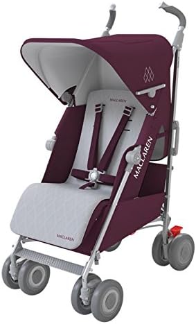 Maclaren Techno XLR Stroller, Plum/Silver by Maclaren