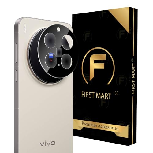 Image of FIRST MART Premium Camera Lens Protection For Vivo X300 Pro 5G (6.78 Inches) With Edge-to-Edge Protector Coverage and Installation Kit |Black, Pack of 1