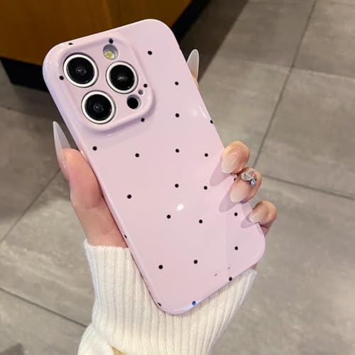 Coque de téléphone iPhone 13 Pro rose à motif vagues vaporeuses