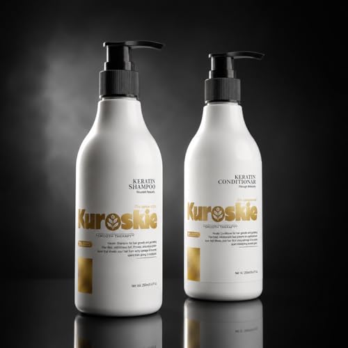 Image of Keratin Smooth Therapy Shampoo & Conditioner Combo | Hair Smoothening Formula | 250ml + 250ml