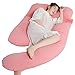 Maternity pillow Ergonomiczna poduszka do ciała, wygodna poduszka ciążowa Łagodzi zmęczenie Wielofunkcyjne dziecko poduszki na karmienie piersią 100% bawełna (Color : Style 4)