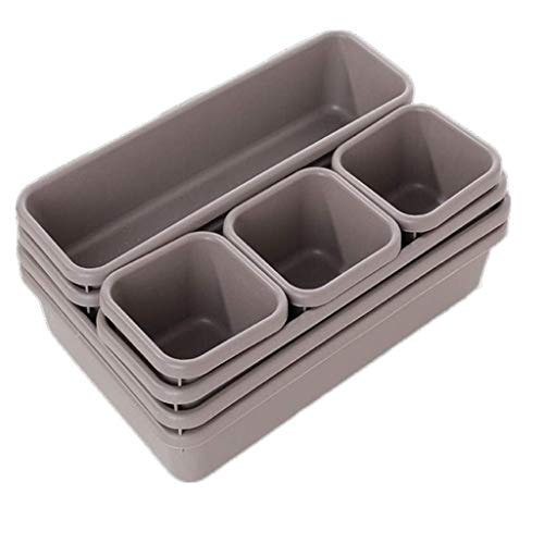 F Fityle 8 Organizador De Gaveta De Bloqueio Multifuncional Bandeja Caixa De Armazenamento De Caso D