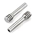 BlackPath - Volkswagen Custom Door Lock Pins Jetta + Golf + GTI MK3 VW Pull Pins Button Knobs 2pc Kit (Polished) T6 Billet